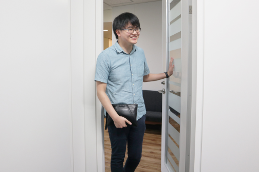 出社の様子